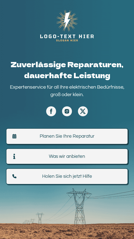 Elektrische Reparaturwartung Link in Bio