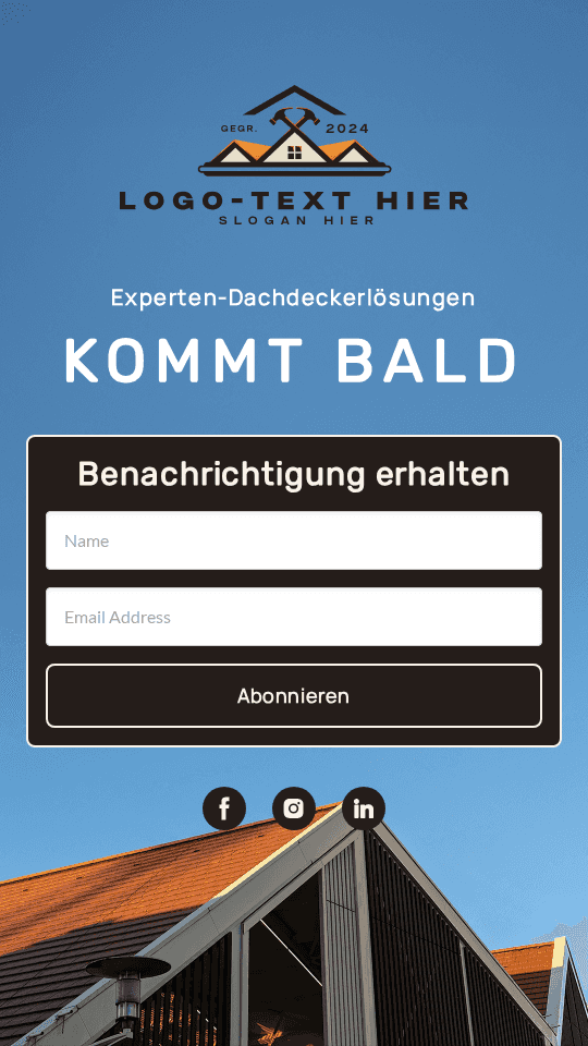 Bau Dachstart Link in Bio