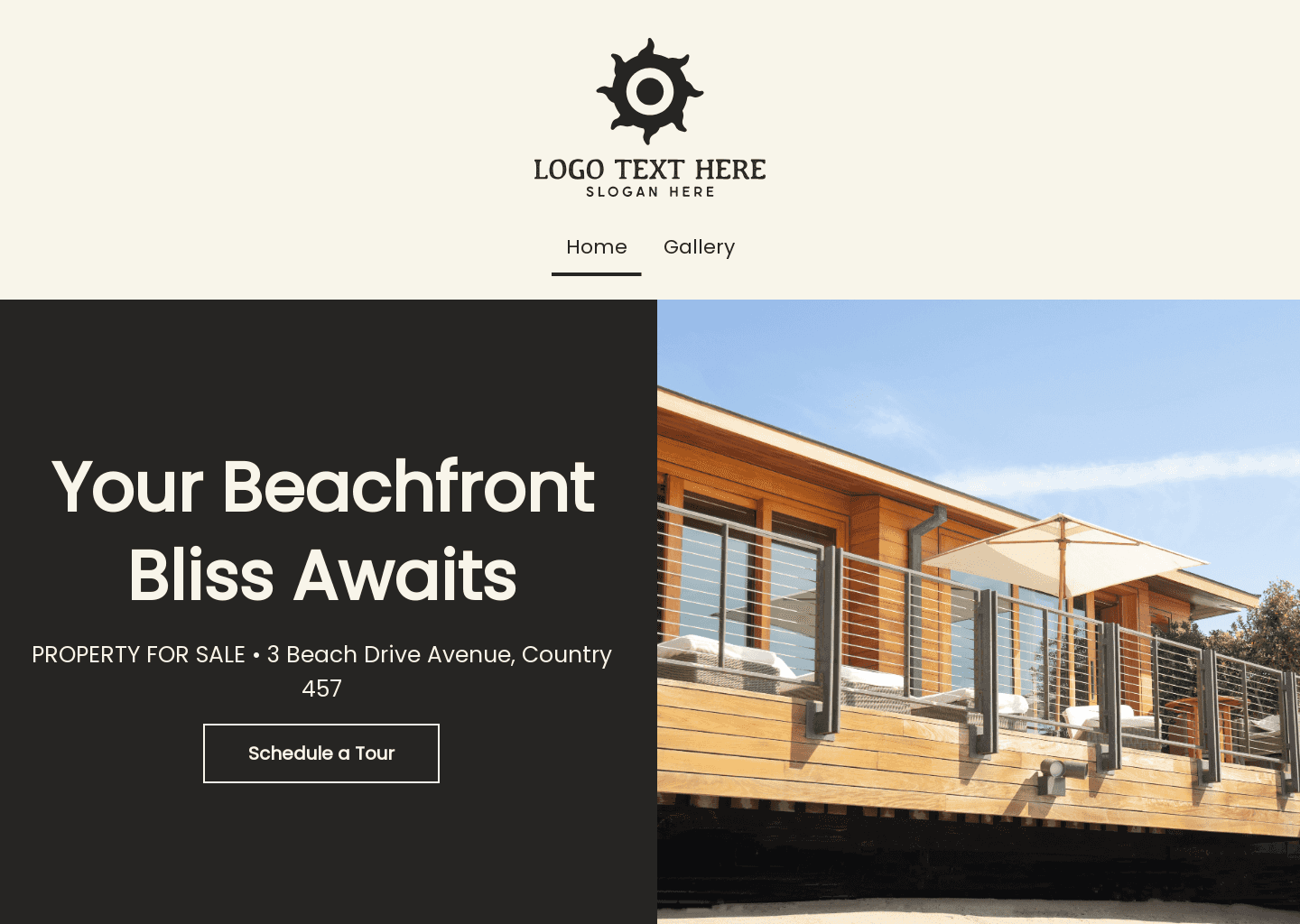 Modern Real Estate Property Website Preview