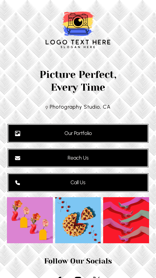 Creative Photography Studio Link in Bio Preview