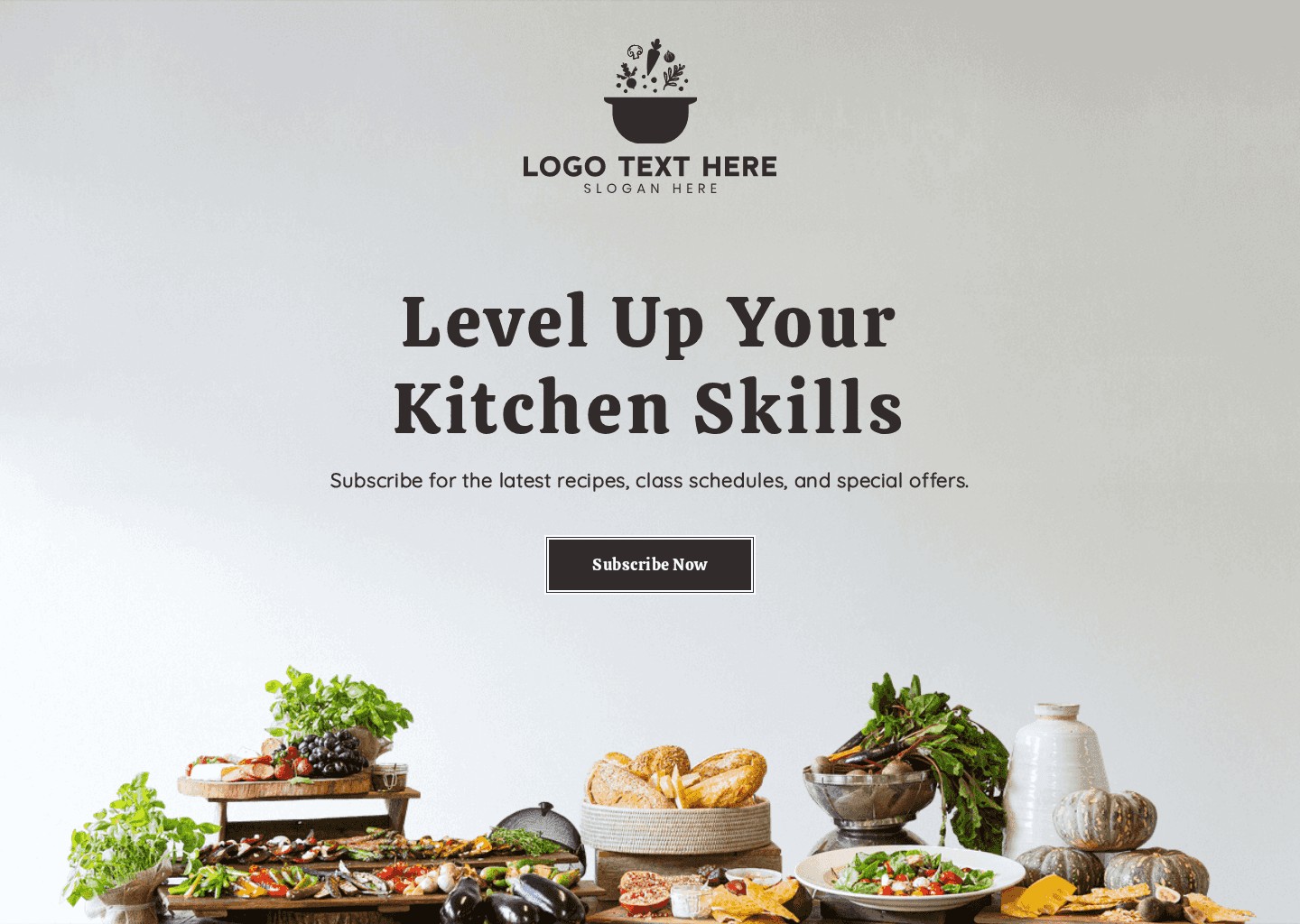 Culinary Cooking Newsletter Website Preview