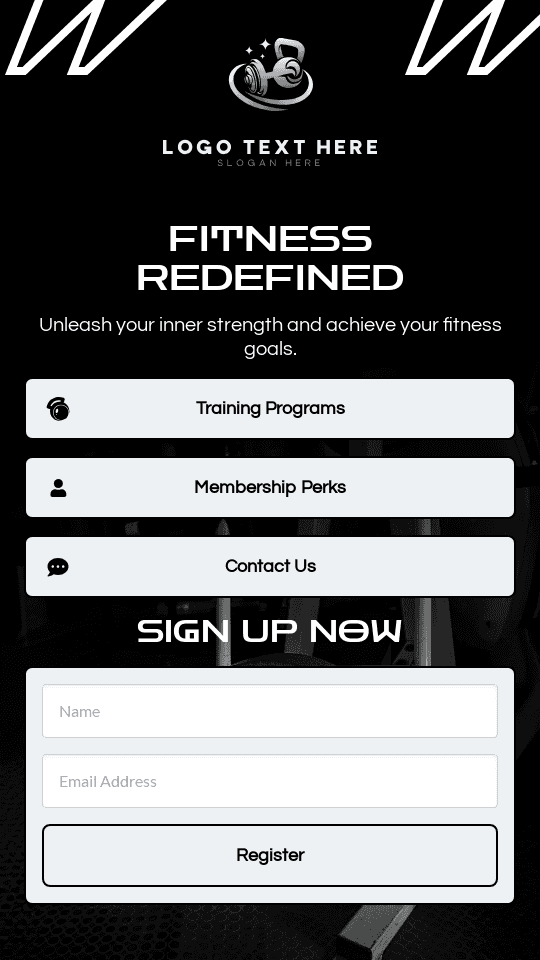 Gym Fitness Training Website