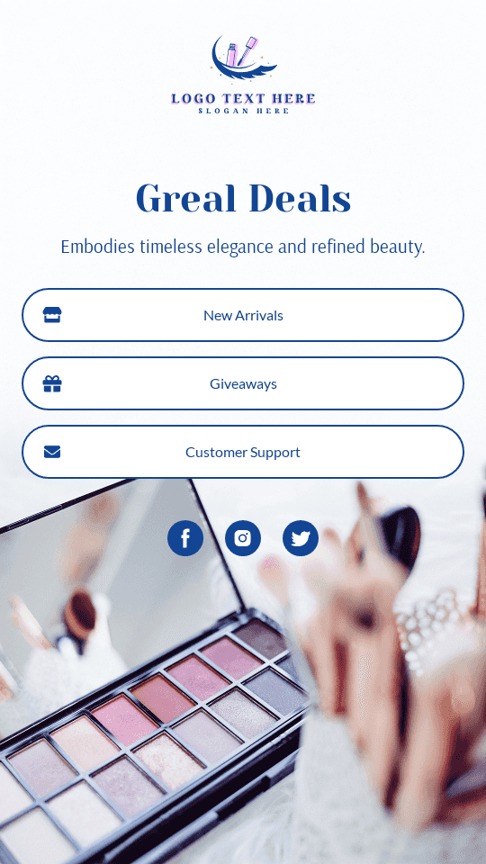 Podcast Blog Website Bio link template