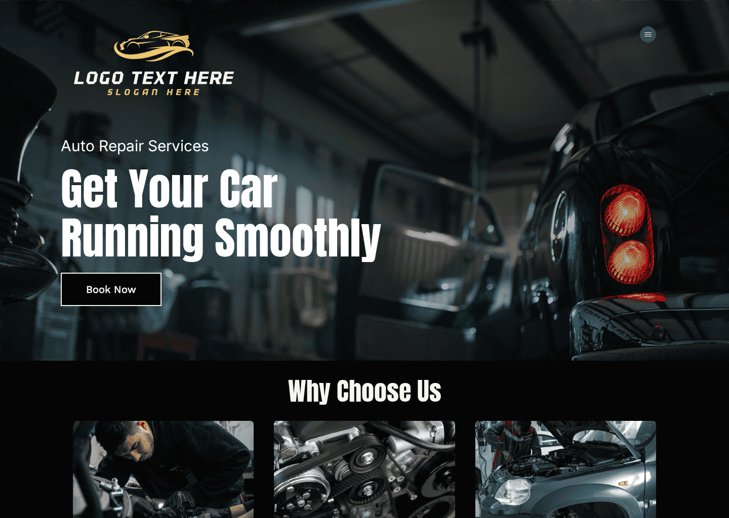 Auto Repair Shop Website Preview