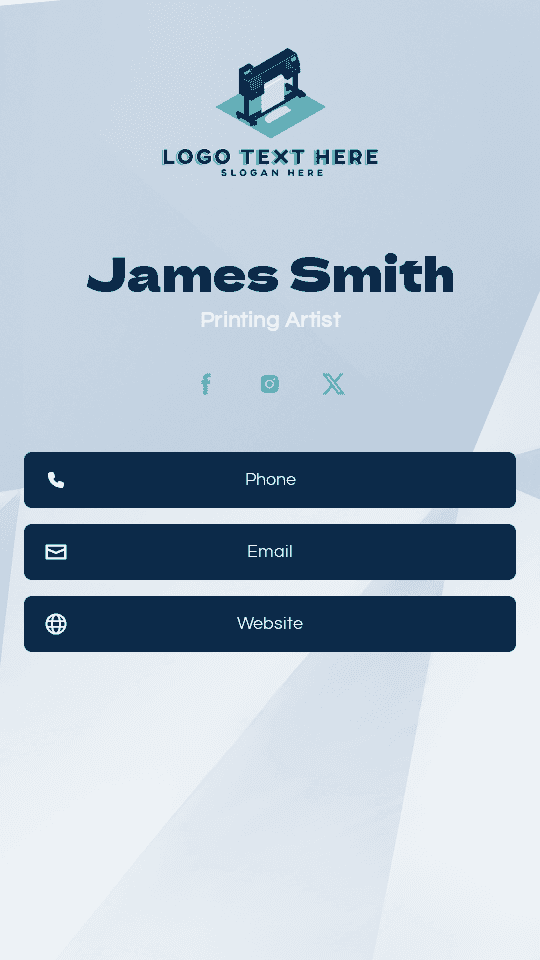 Digital Print Artist Digital Business Card