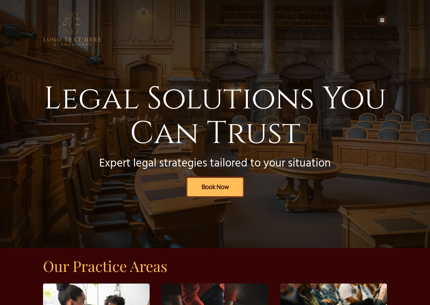 Professional Legal Law Website Builder Image Preview