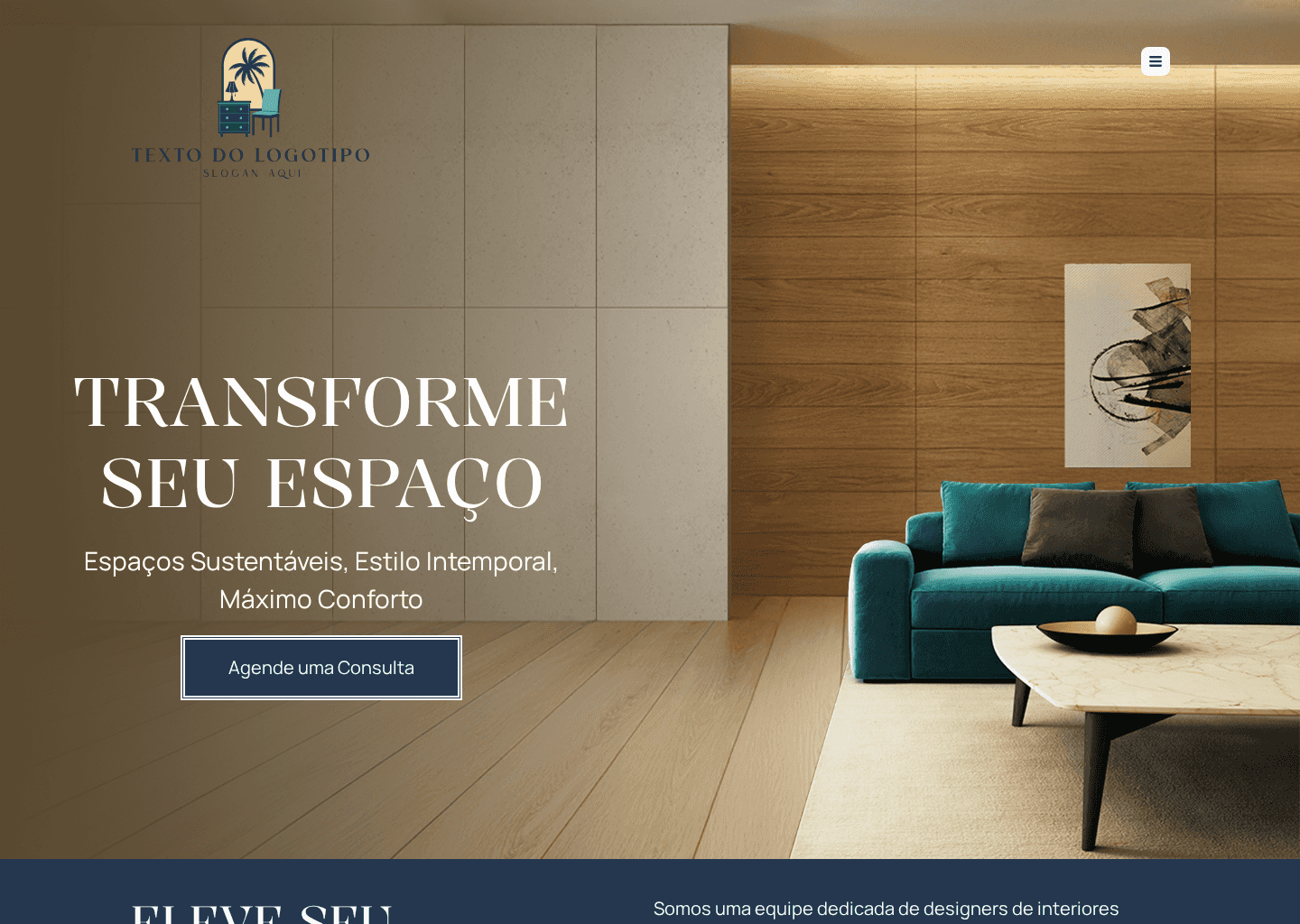 Serviço de Decoração de Interiores Website Preview
