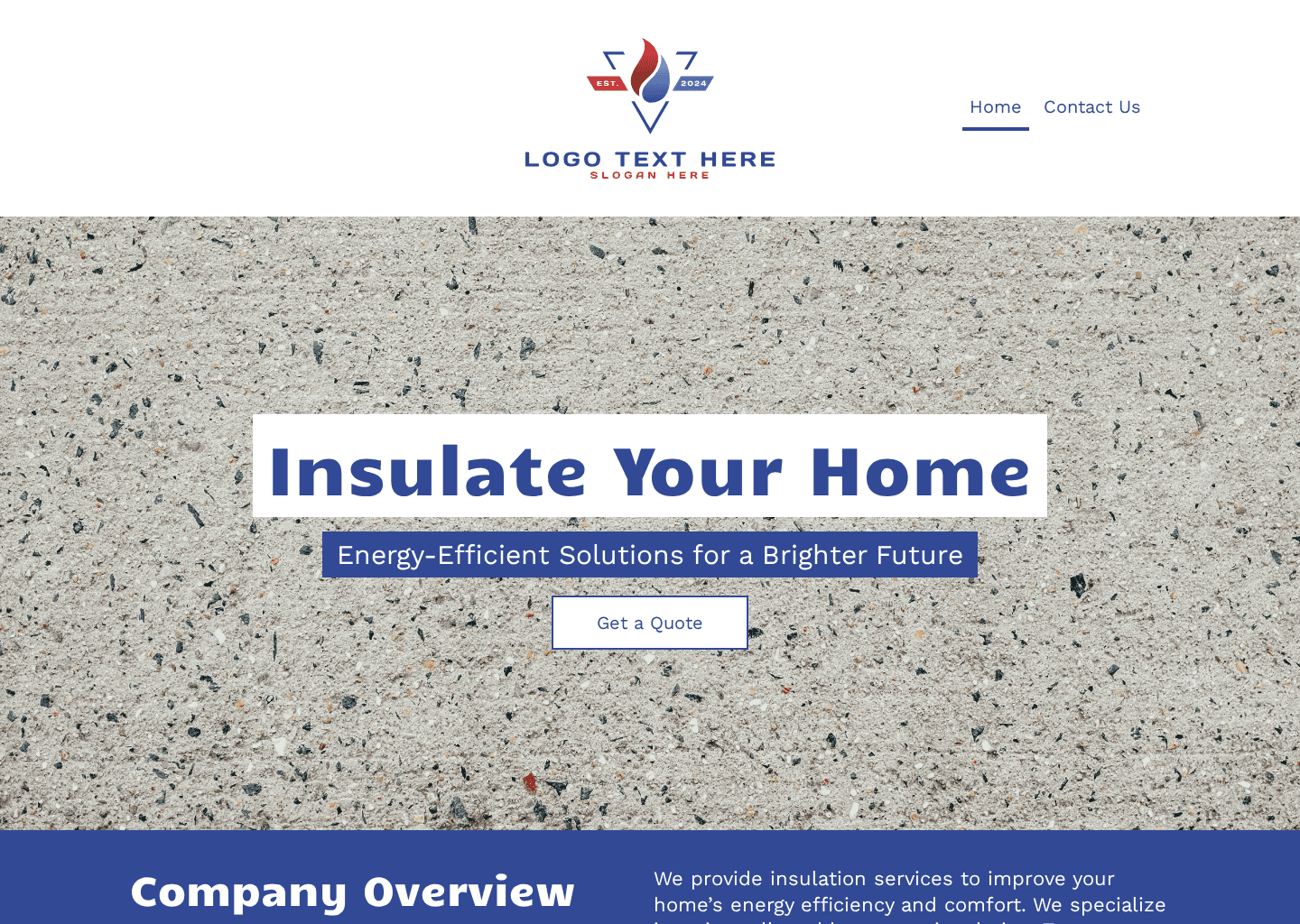 Heating Insulation Construction Website Preview