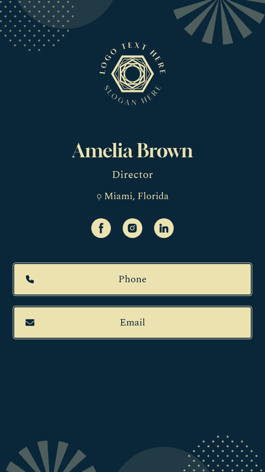 Store Executive Director Digital Business Card Preview