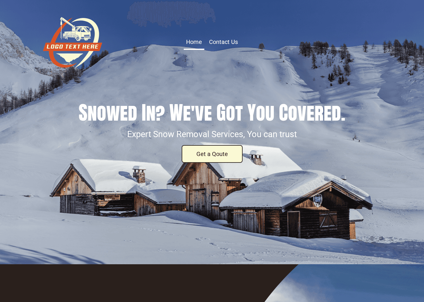 Winter Home Maintenance Website Preview