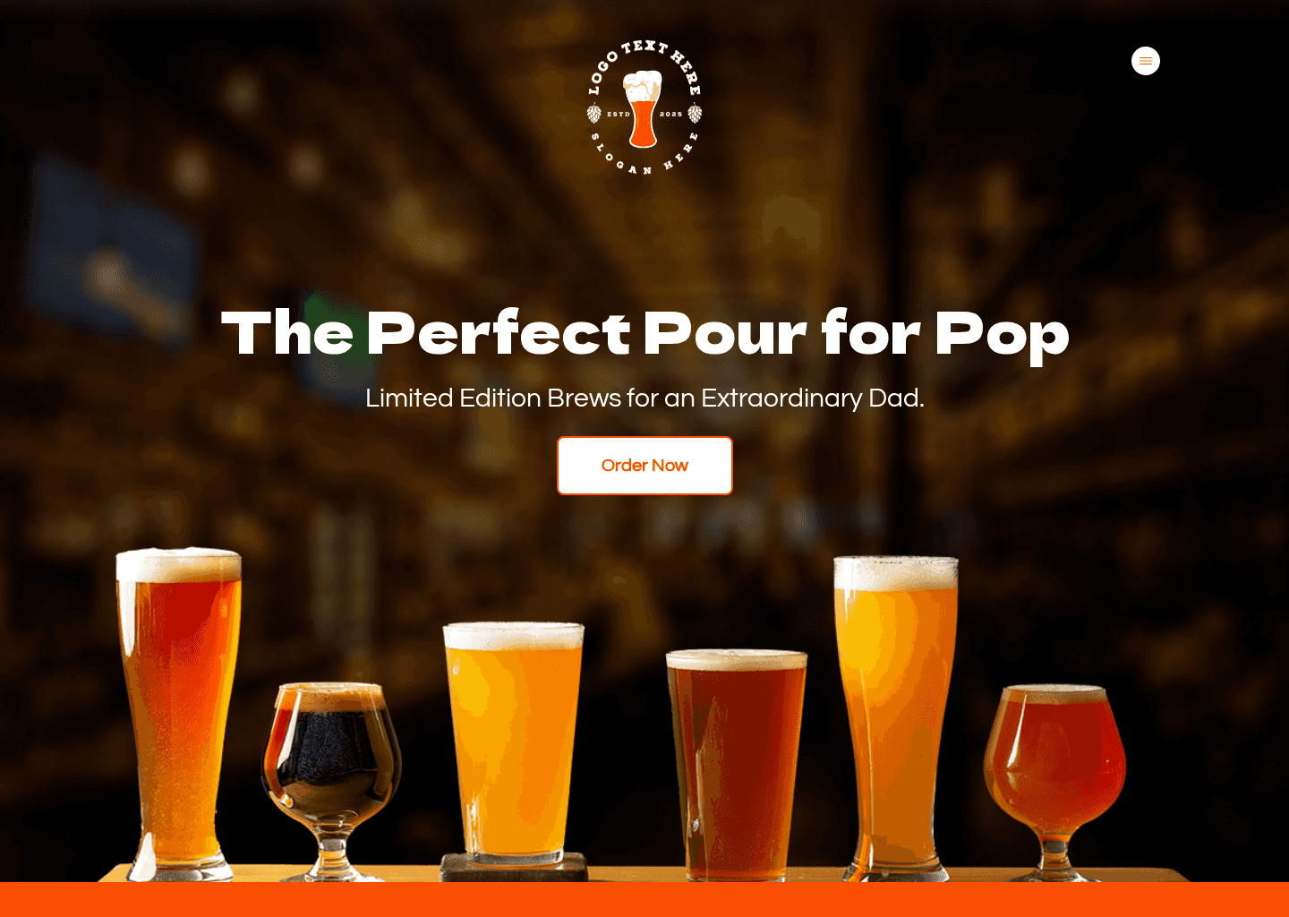 Craft Beer Promo Website Preview