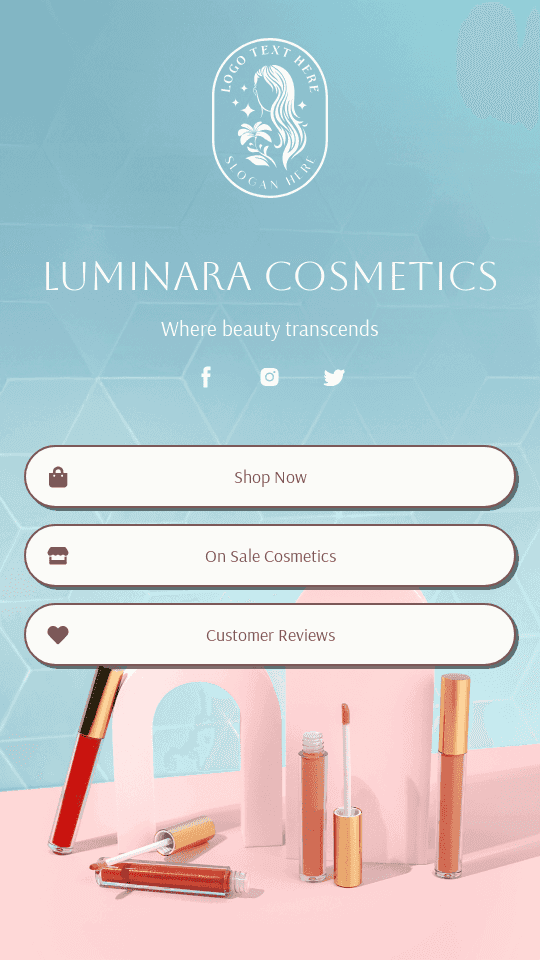Valentine Lipstick Giveaway Bio link template
