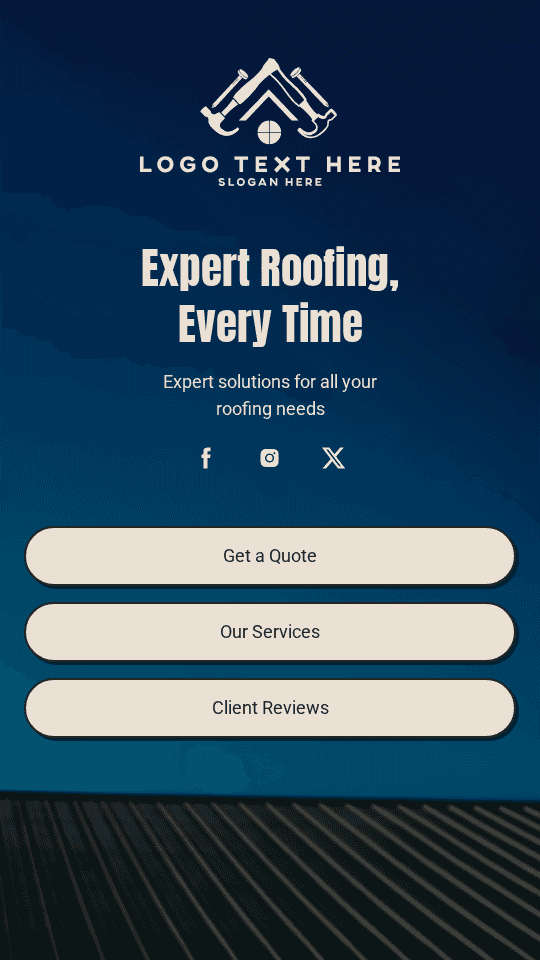 Home Roof Repairman Link in Bio Preview
