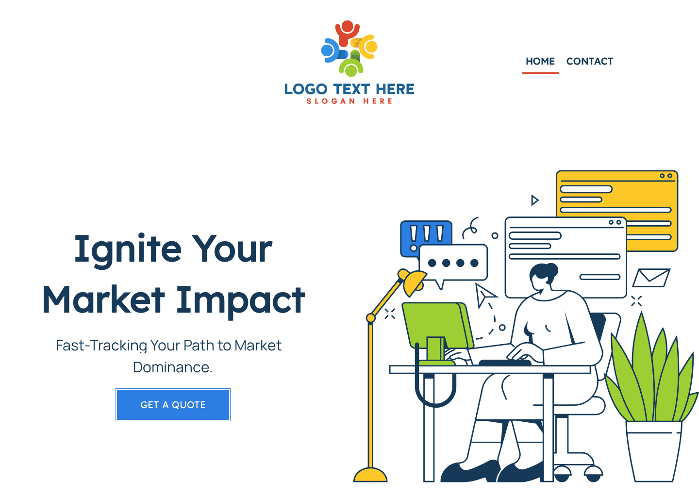 Business Marketing Agency Website Preview