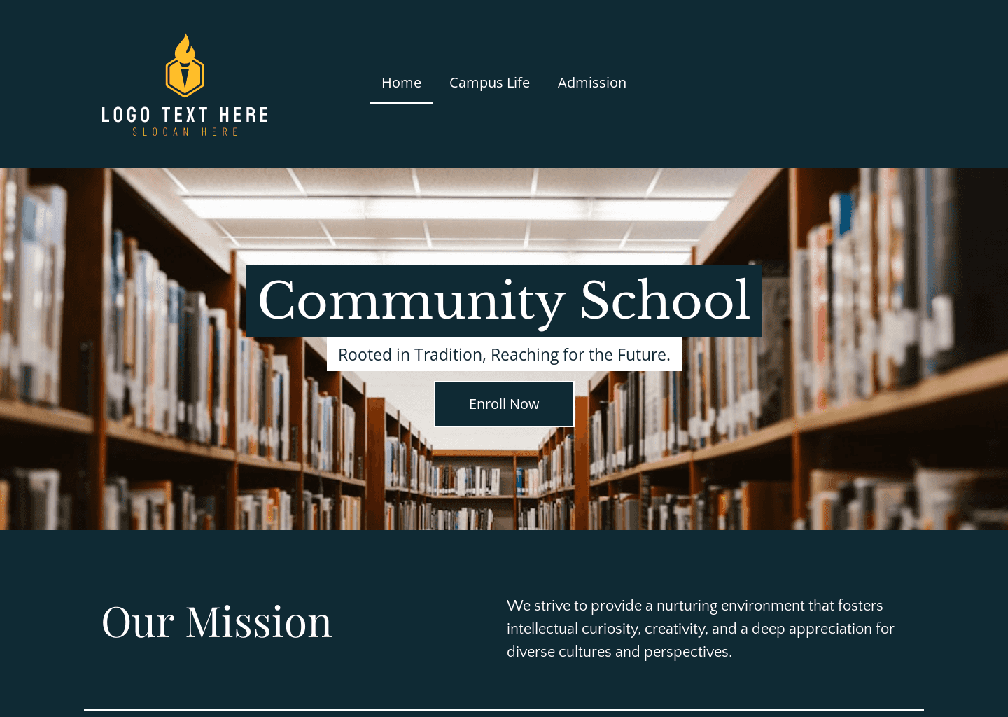University Education Institute Website Preview