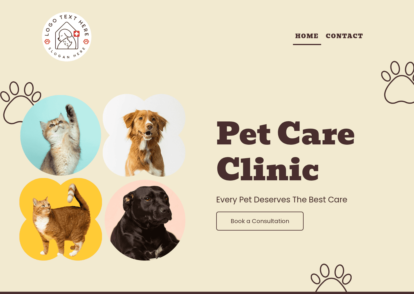 Veterinary Clinic Website Preview