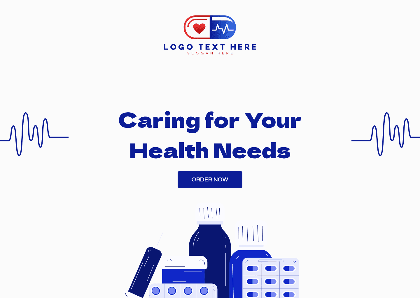 Medical Supplies Pharmacy Website Preview