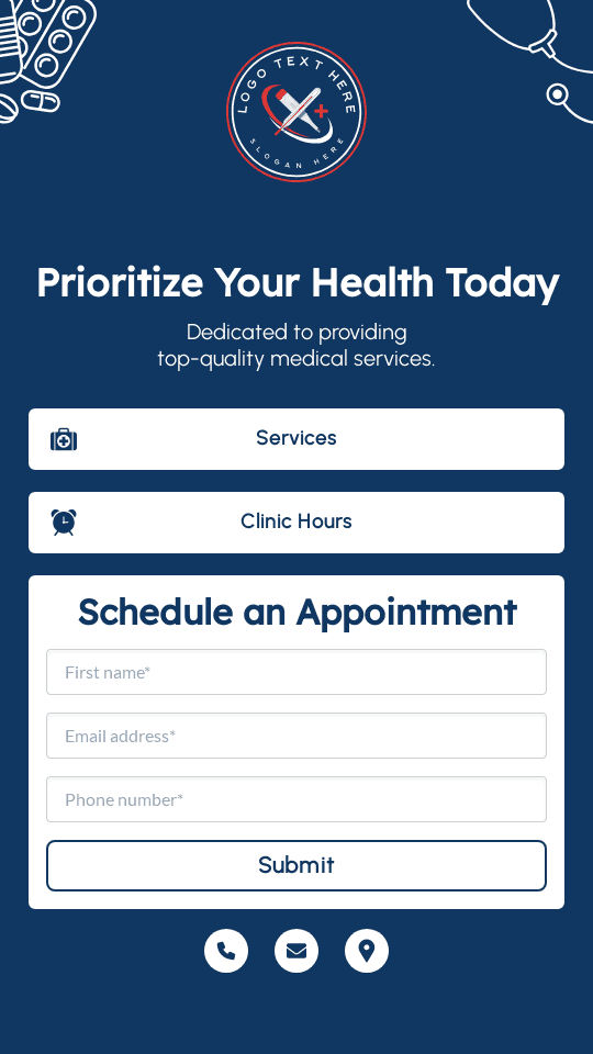 Healthcare Medical Clinic Website