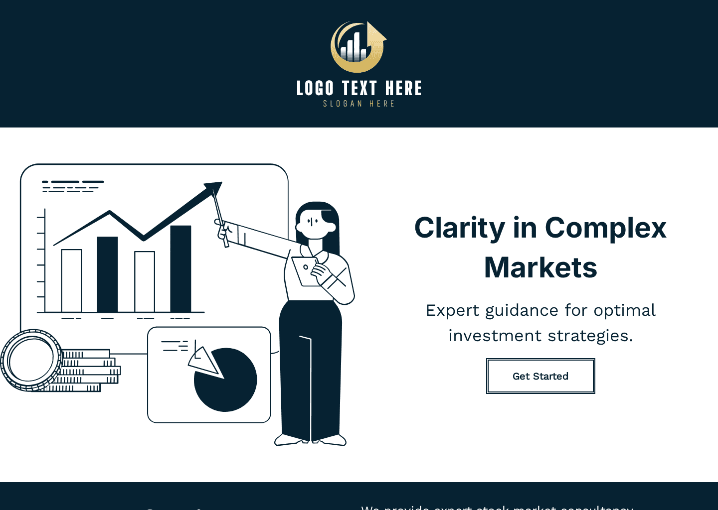 Stock Market Investment Website Preview