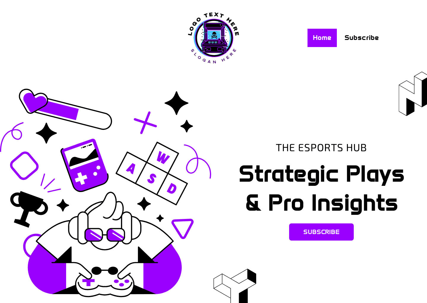 Ultimate Esports Blog Website Preview