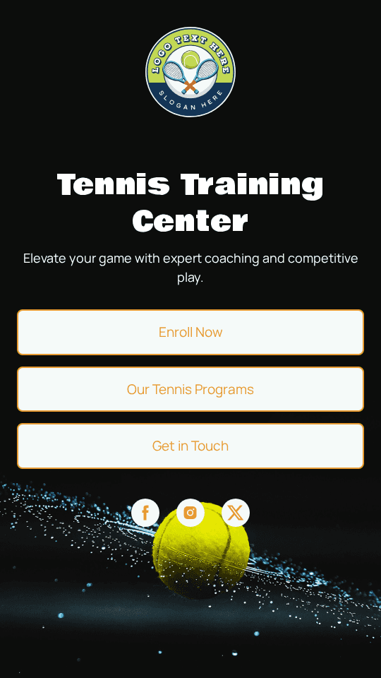 Tennis Club Training Link in Bio Preview