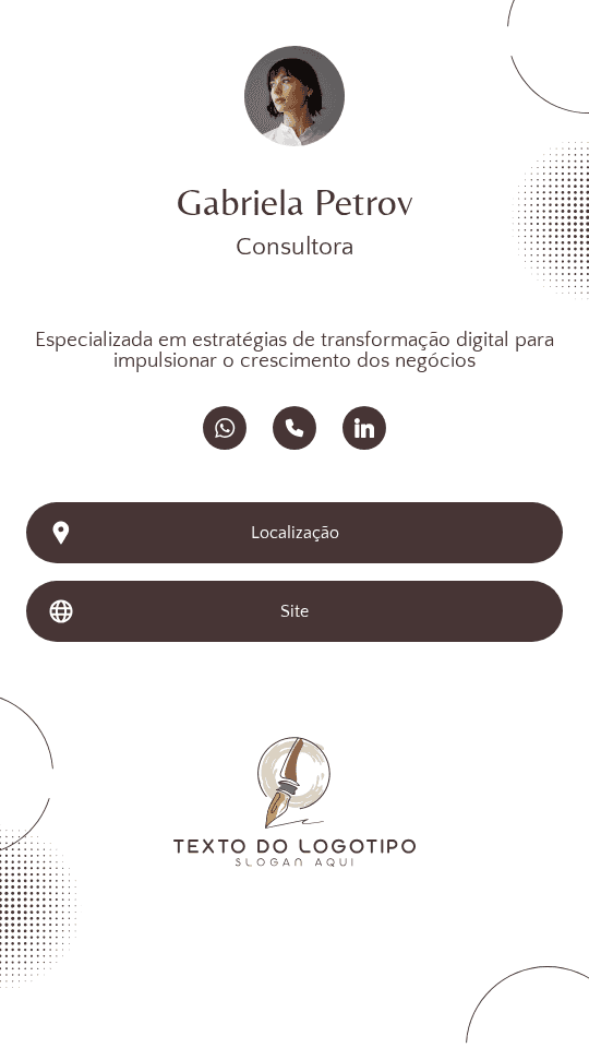 Consultor de Negócios Simples Digital Business Card