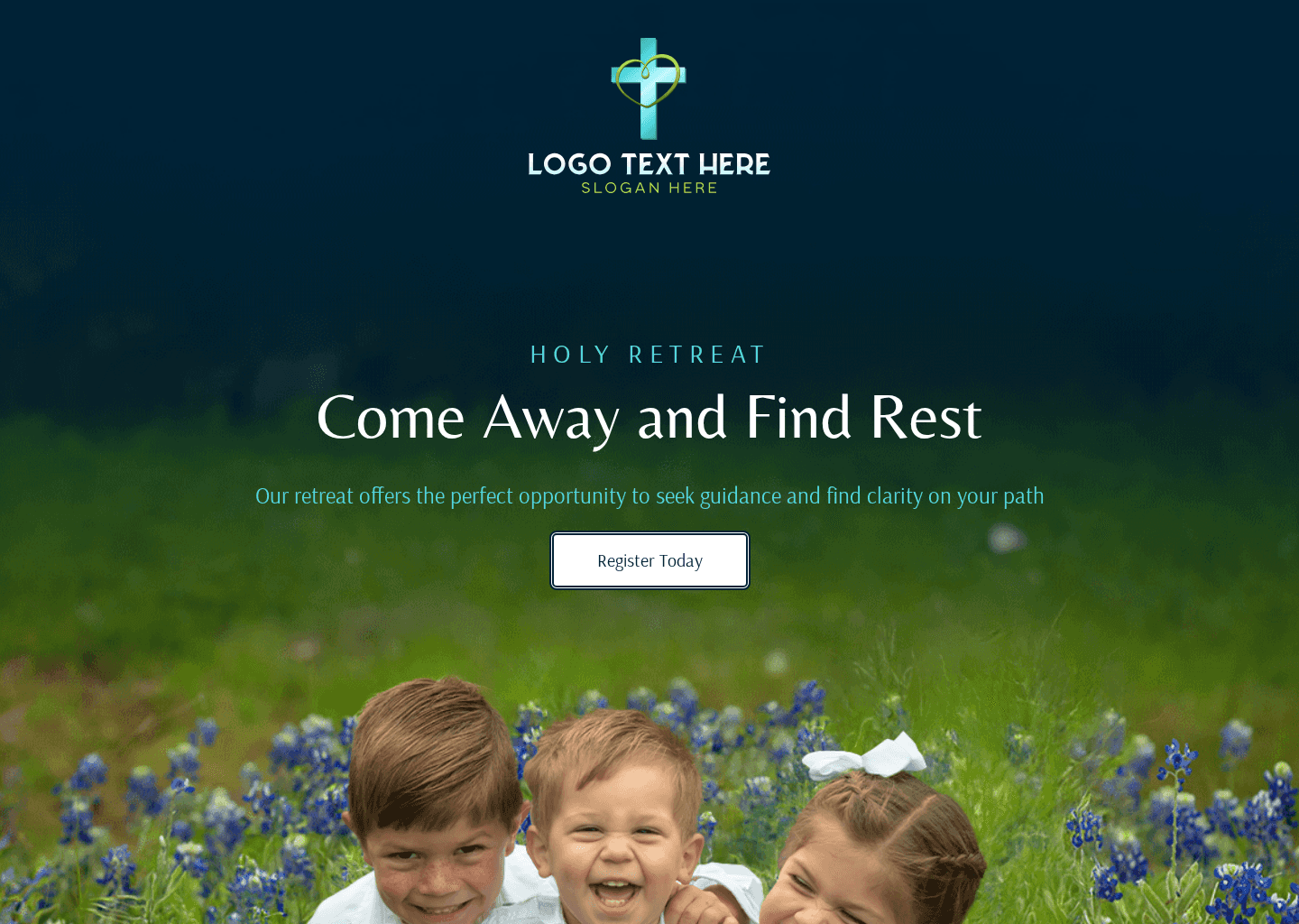 Church Faith Retreat Website Preview