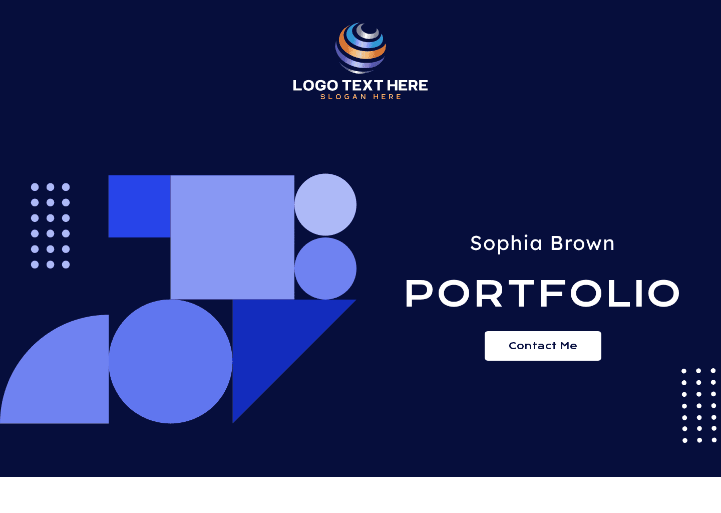 Modern Generic Portfolio Website Preview