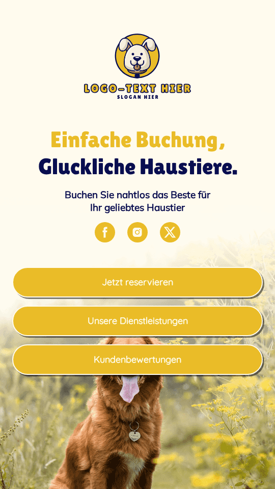 Haustierpflegebuchung Link in Bio