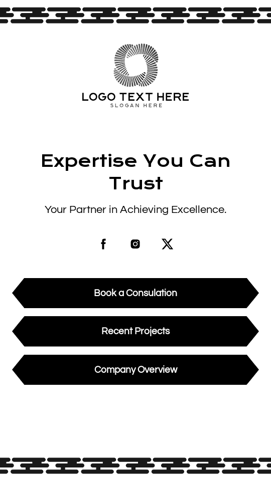 Corporate Business Portfolio  Link in Bio Preview