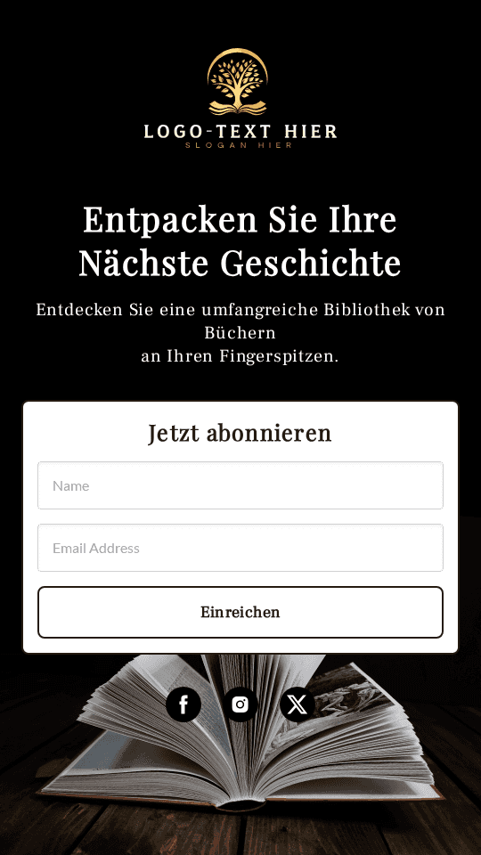 Literarisches Buchabonnement Link in Bio Preview