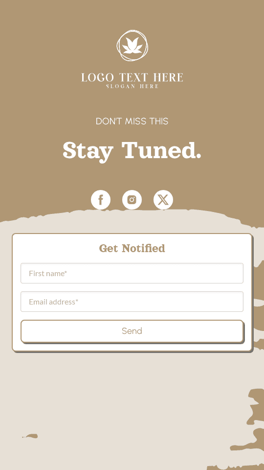 Brush Stroke Opening Link in Bio Preview