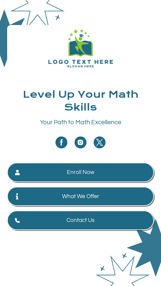 Math Advancement Class Link in Bio Preview