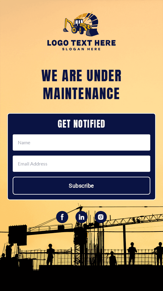 Generic Under Maintenance Link in Bio Preview