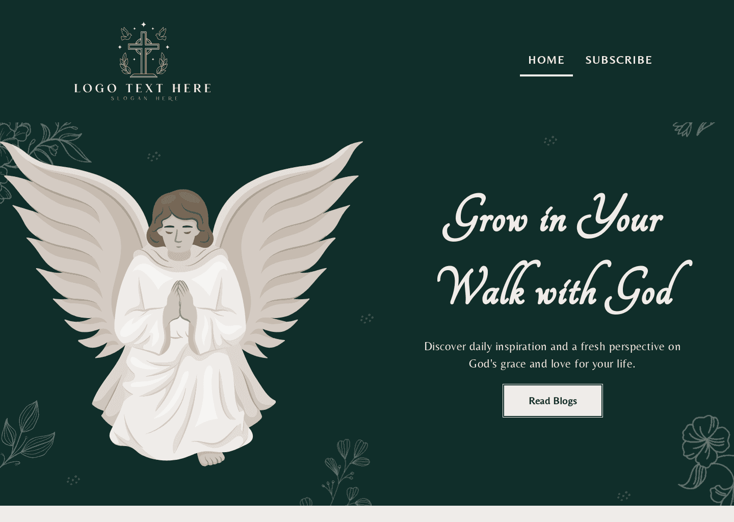 Church Fellowship Blog Website Preview