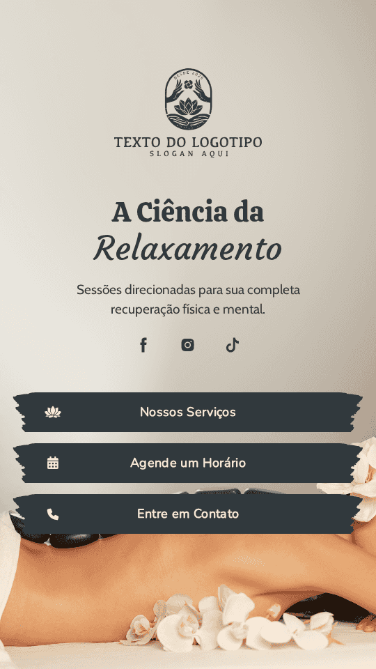 Serviço de Massagem Terapêutica Link in Bio Preview