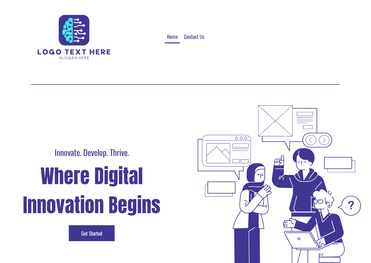 Digital Development Agency Website Preview