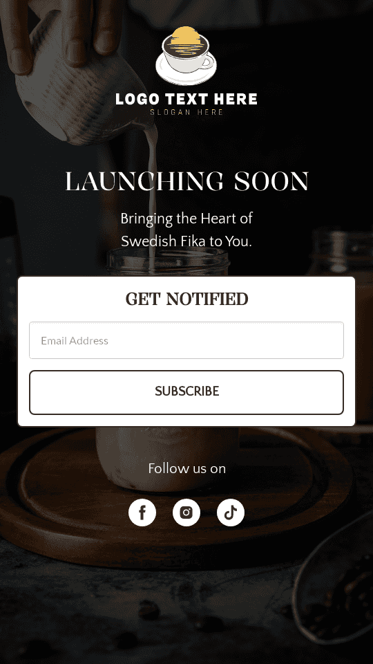 Fika Cafe Launch Link in Bio Preview