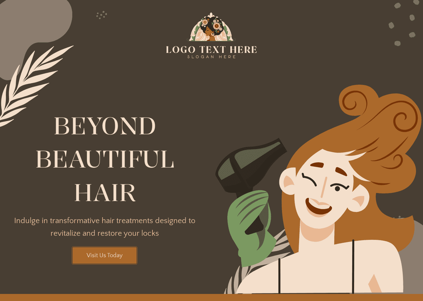 Haircare Treatment Salon Website Preview