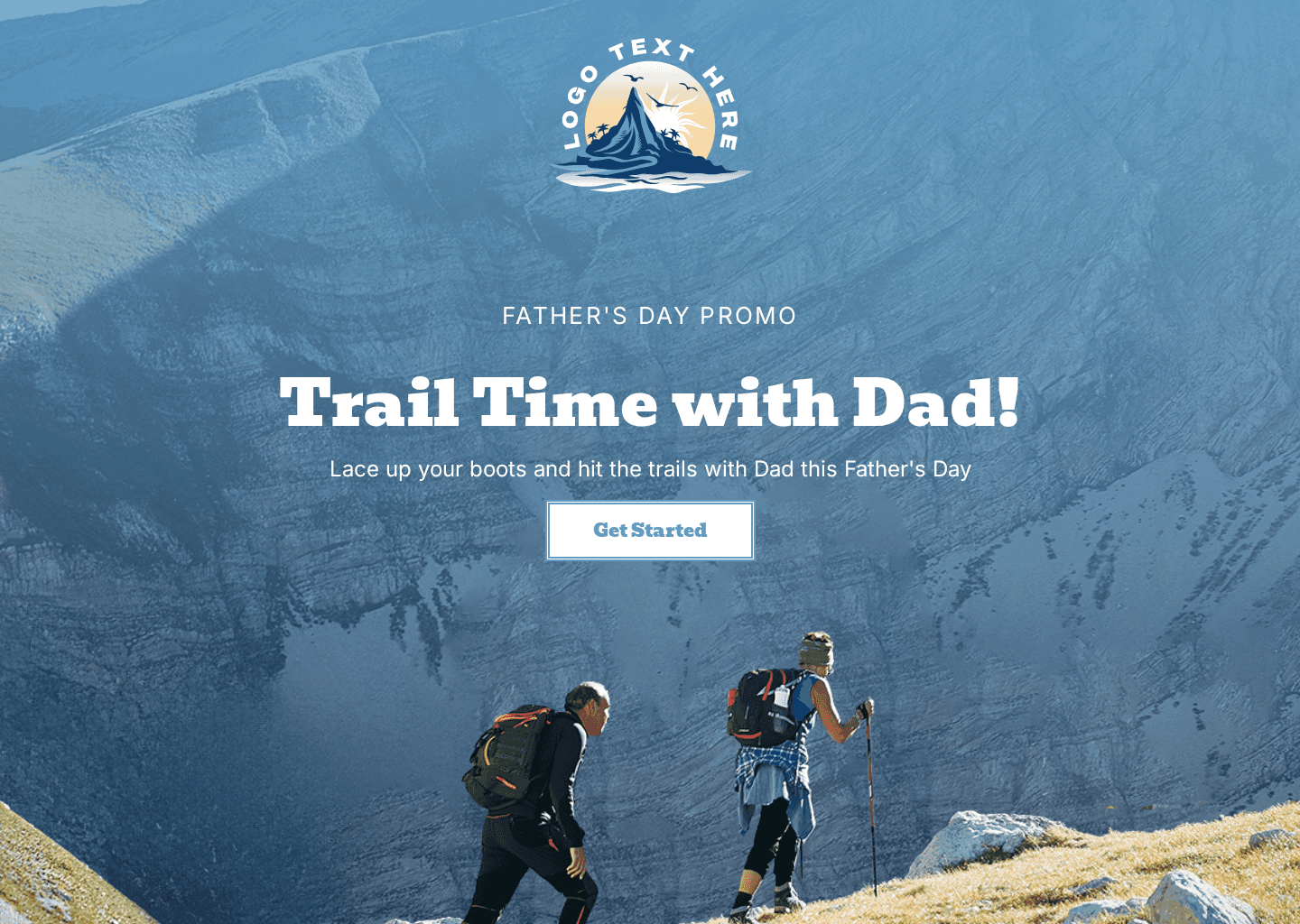Fathers Hiking Adventure Website Preview
