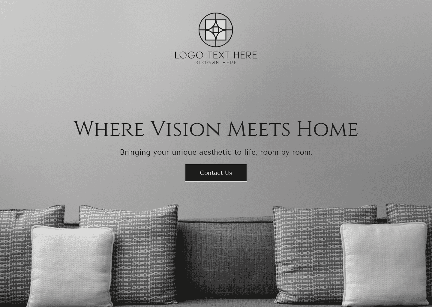 Room Interior Design Website Preview