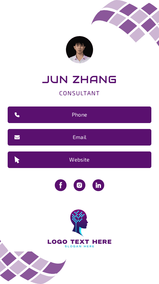 Technology Consultant Digital Business Card