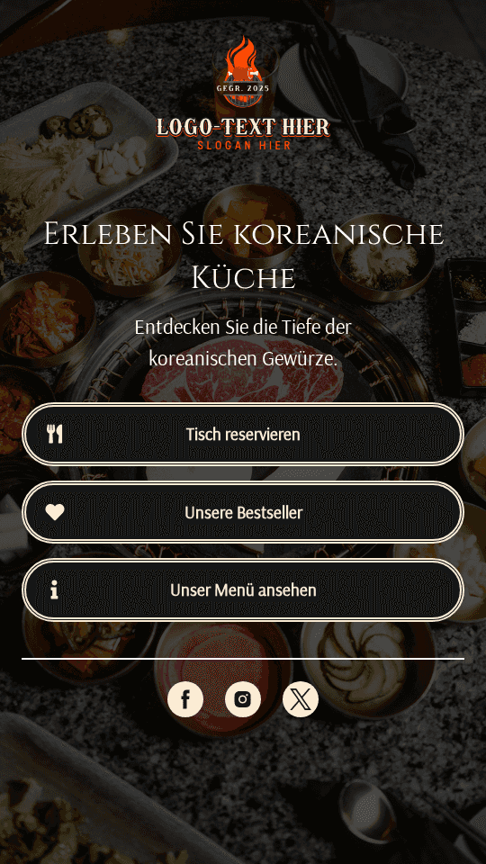 Koreanisches Restaurant Link in Bio
