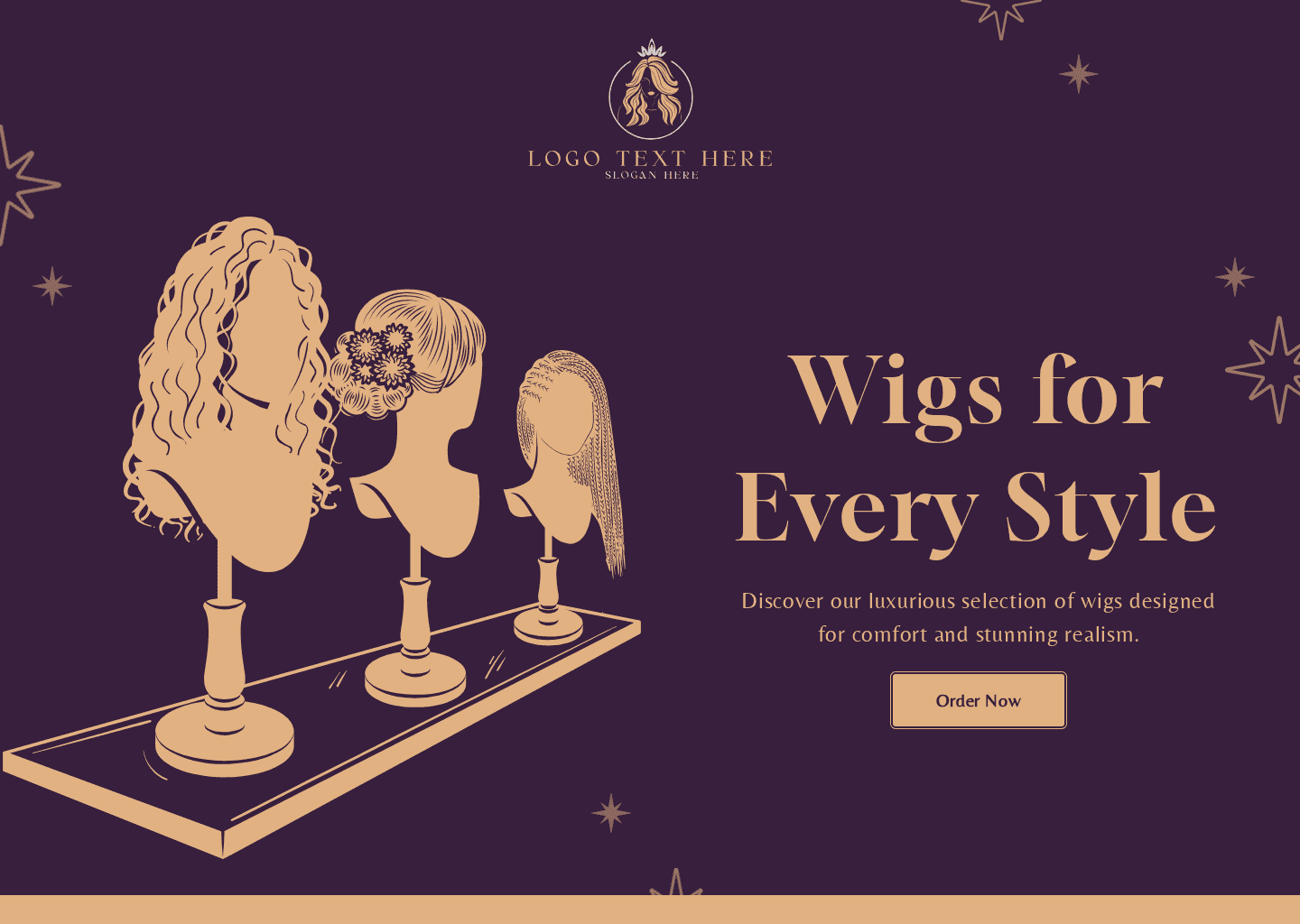 Hair Wig Shop Website Preview