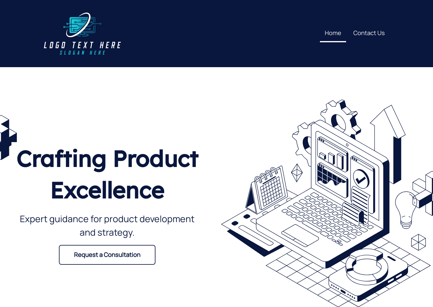 Business Product Consulting Website Preview