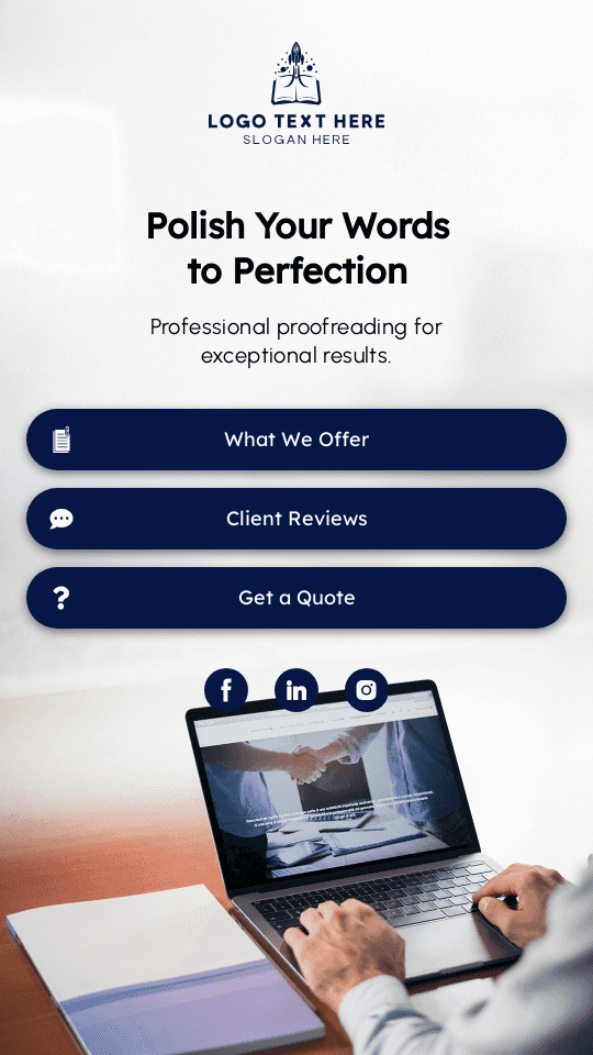 Professional Laundry Service Bio link template
