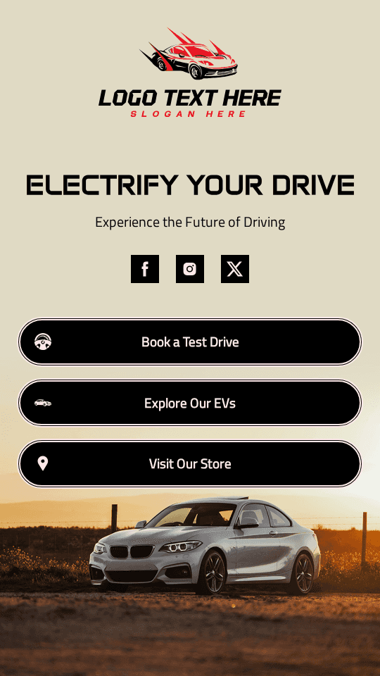Electric Vehicle Store Link in Bio Preview