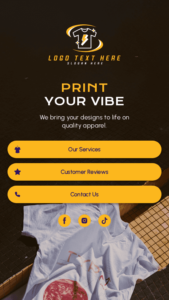 Shirt Printing Service Link in Bio