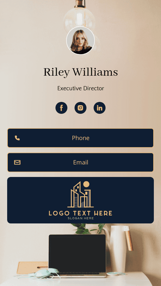 Corporate Professional Owner Digital Business Card