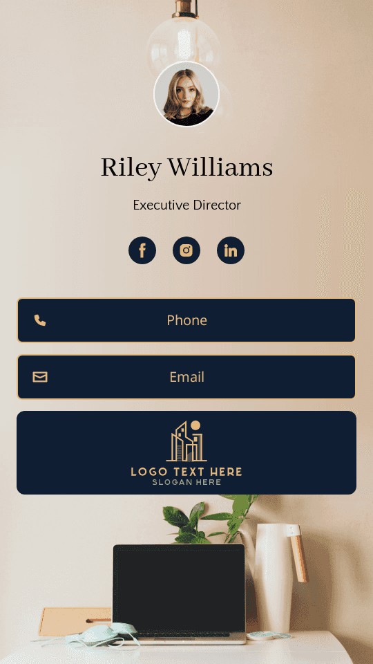 Corporate Professional Owner Digital Business Card